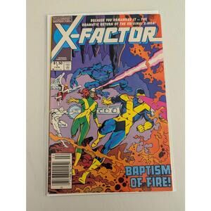 Marvel X-Factor Comic Book - Baptism of Fire Issue - #1
